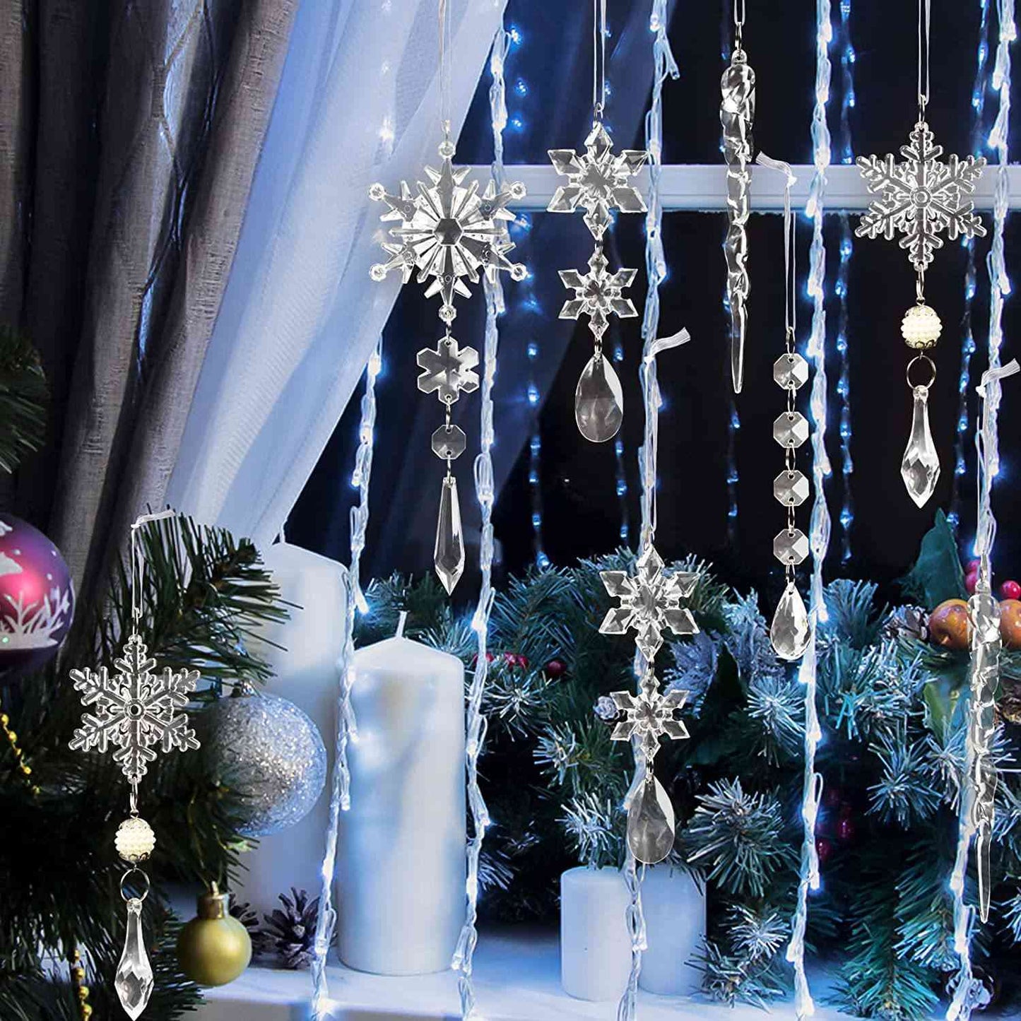 Acrylic Icicle Ornaments | Plastic Icicle Ornaments | ZLA