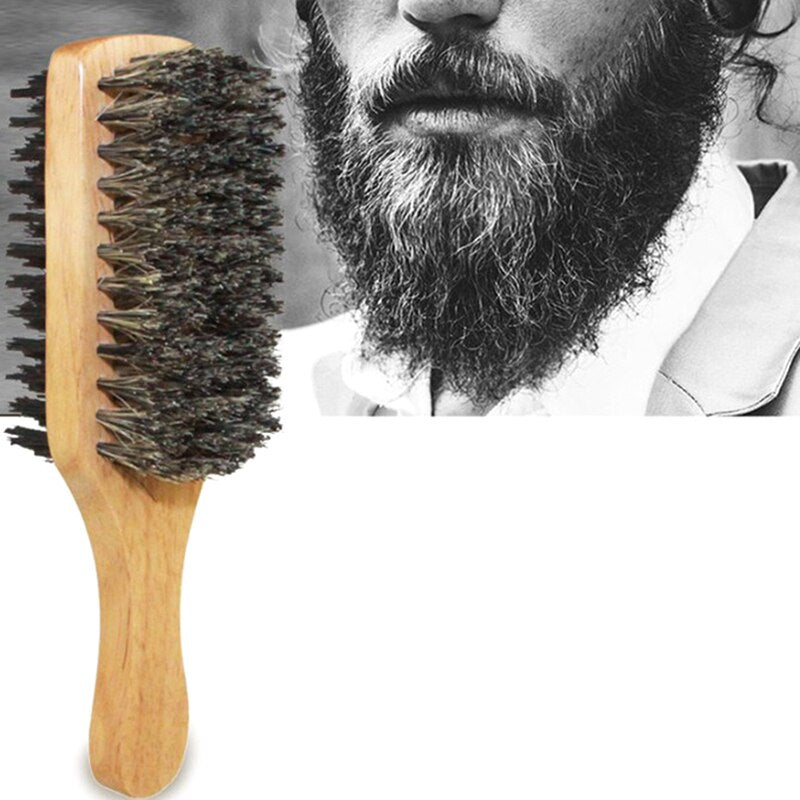 Men Boar Bristle Beard Brush - Premium from ZLA - Just $17.36! Shop now at ZLA