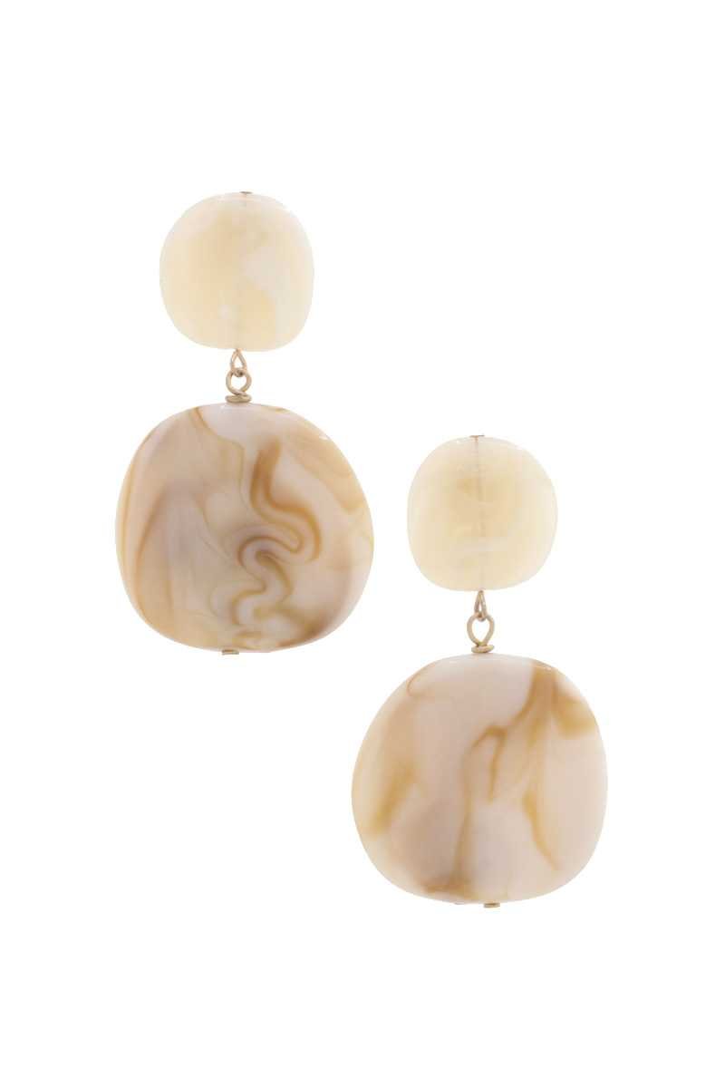 Acetate Resin Double Circle Earring - ZLA