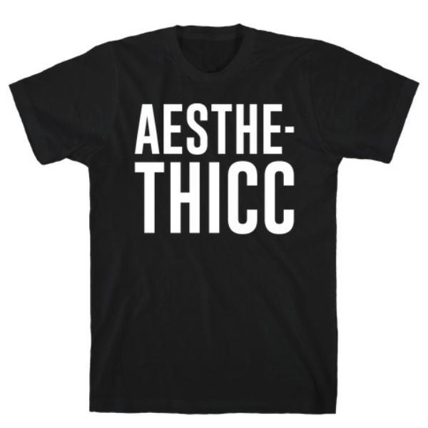 AESTHETHICC PARODY WHITE PRINT T-SHIRT - Premium from Virgin Teez - Just $24.99! Shop now at ZLA