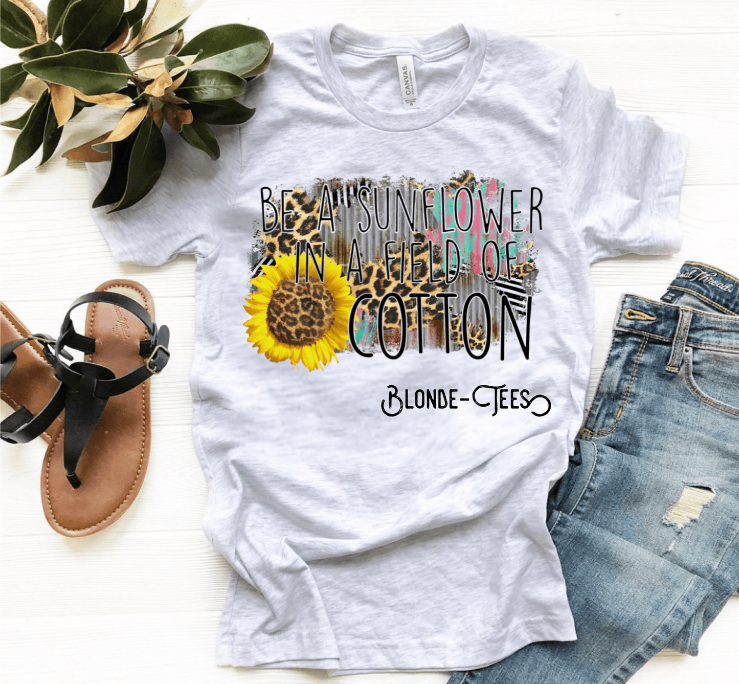 Be A Sunflower in a Field if Cotton - Premium from Blonde Tees - Just $25! Shop now at ZLA