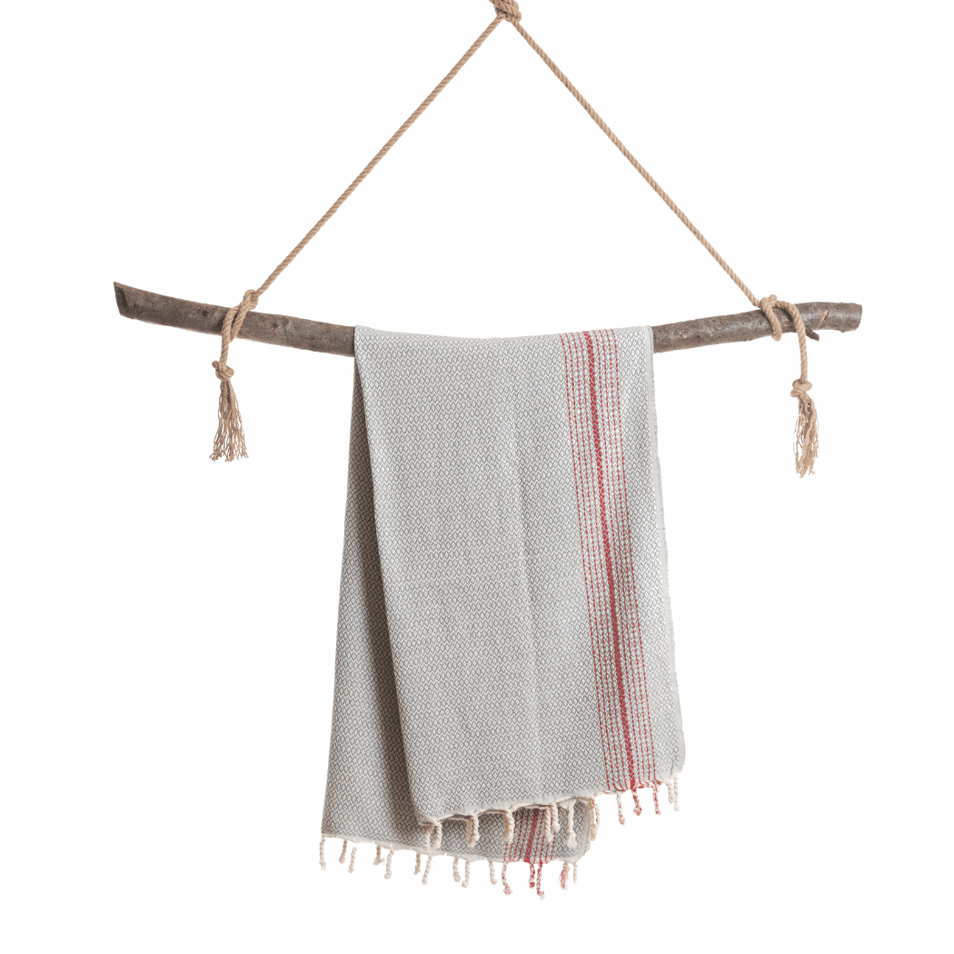 Beach Spa Turkish Hammam Towel Amada Grey - Premium Bath & Beauty from Harlequin Juniper - Just $25.23! Shop now at ZLA