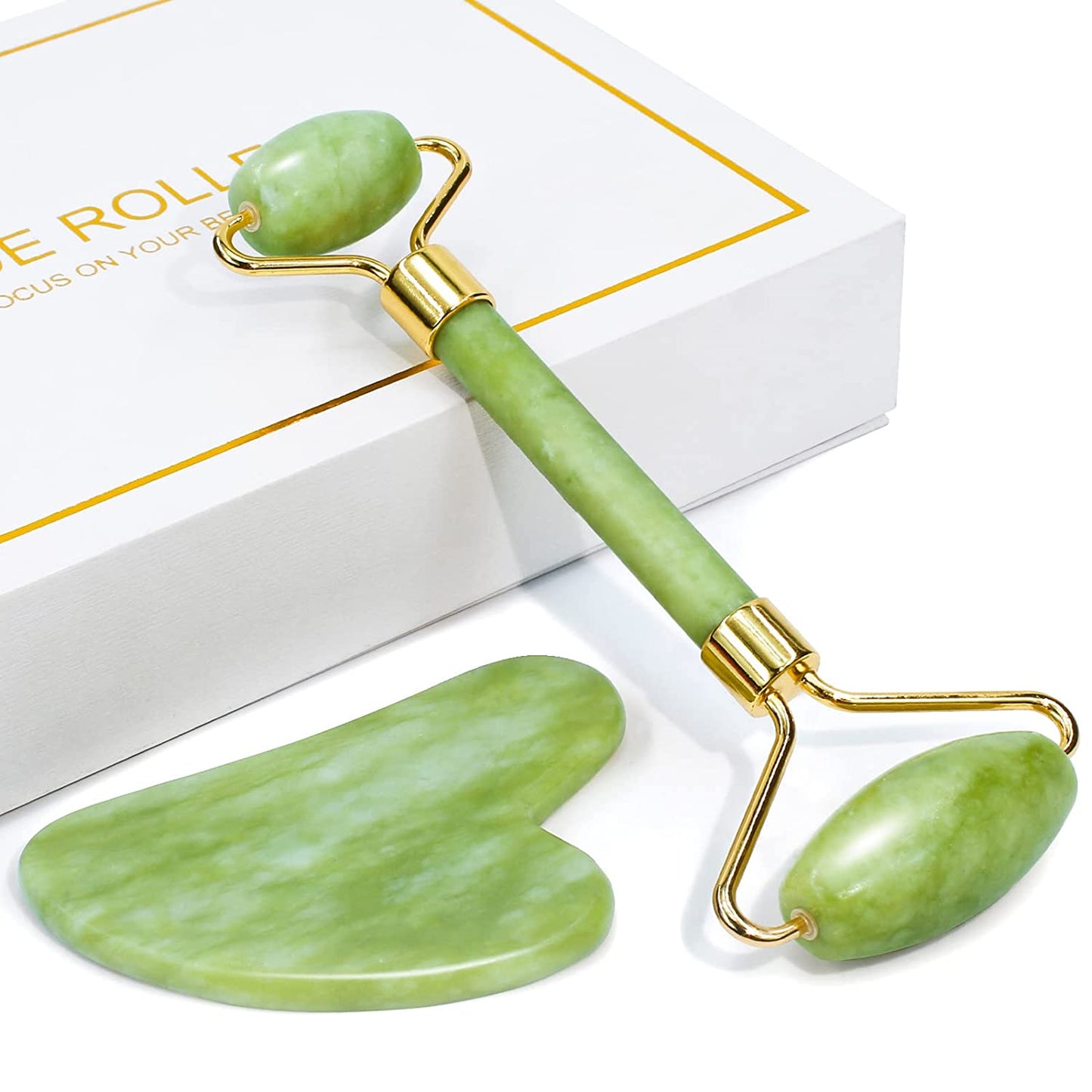 Beauty Jade - Facial Roller - Premium from ZLA - Just $17.24! Shop now at ZLA