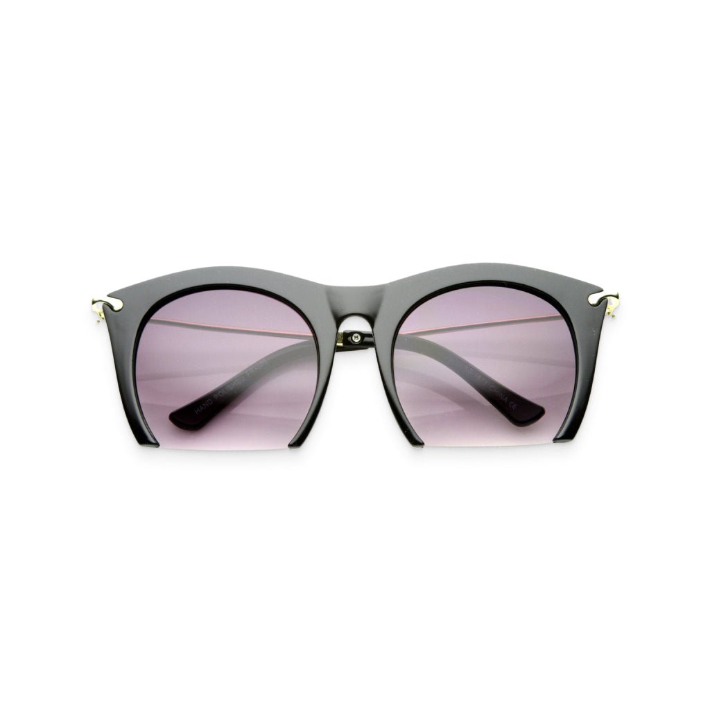 Black & Lavender Women’s Cat-Eye Sunglasses - Premium from ZLA - Just $14.99! Shop now at ZLA