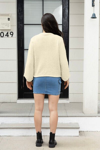Button Up Long Sleeve Cardigan with Pockets - Premium from Trendsi - Just $35! Shop now at ZLA