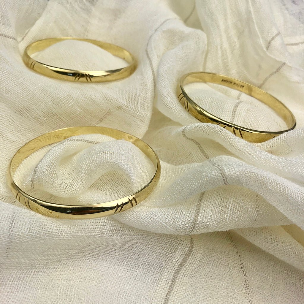 Carved Bombshell Bangle - Premium from SLATE + SALT - Just $48! Shop now at ZLA
