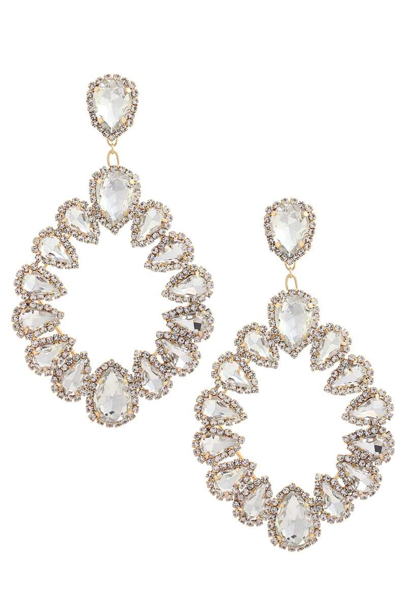 Chunky Teardrop Dangle Earring - ZLA