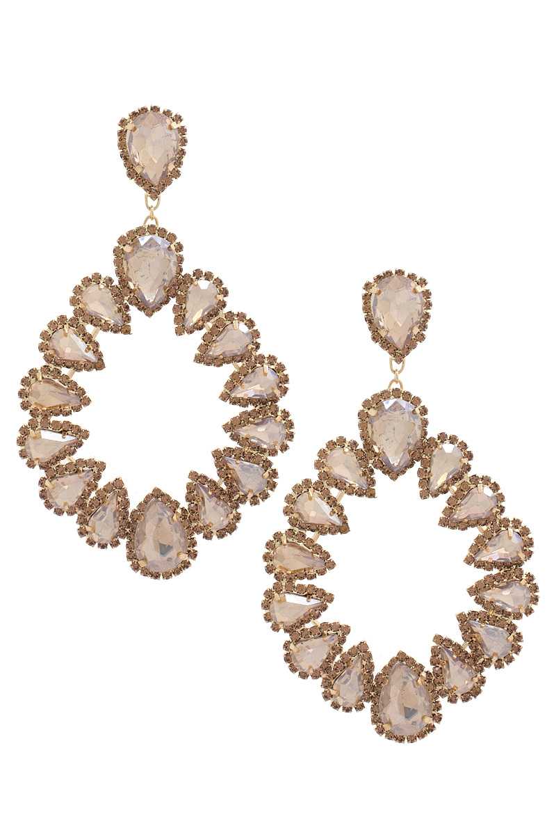 Chunky Teardrop Dangle Earring - ZLA