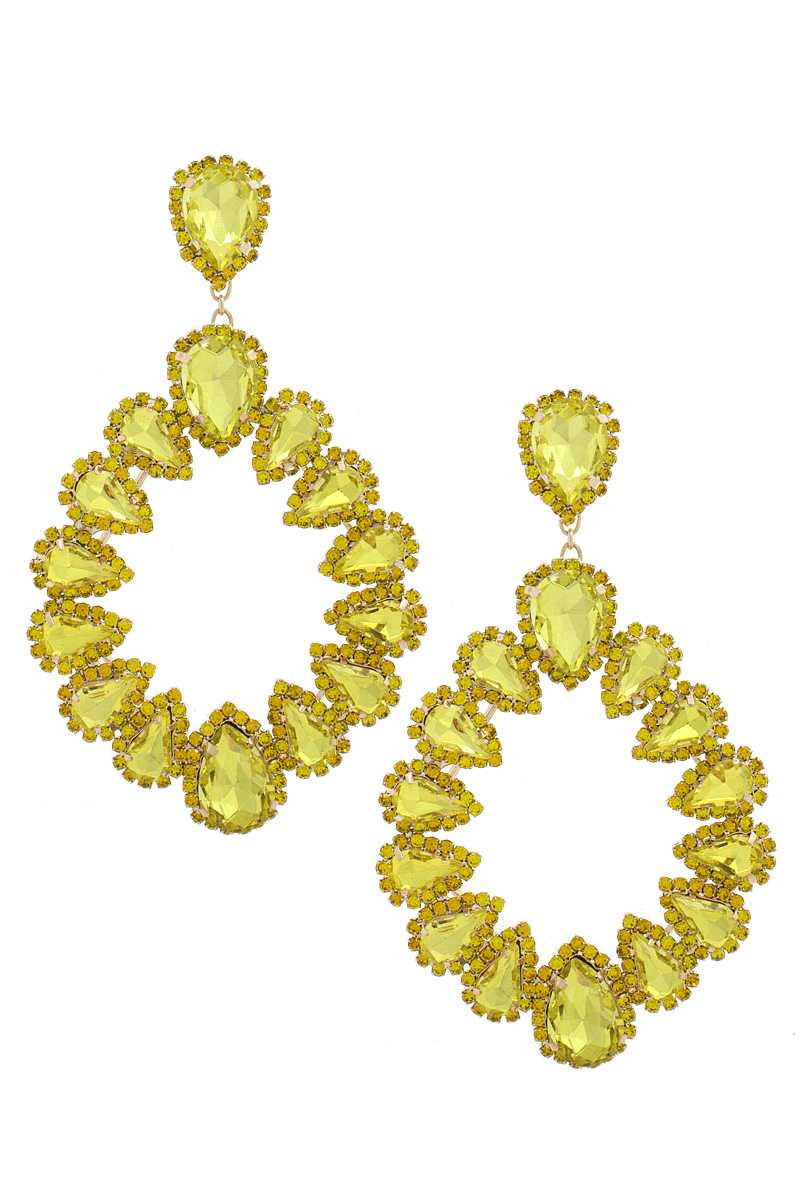 Chunky Teardrop Dangle Earring - ZLA