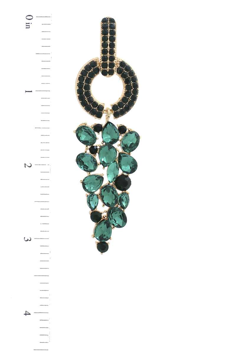 Circle Rhinestone Earring - ZLA