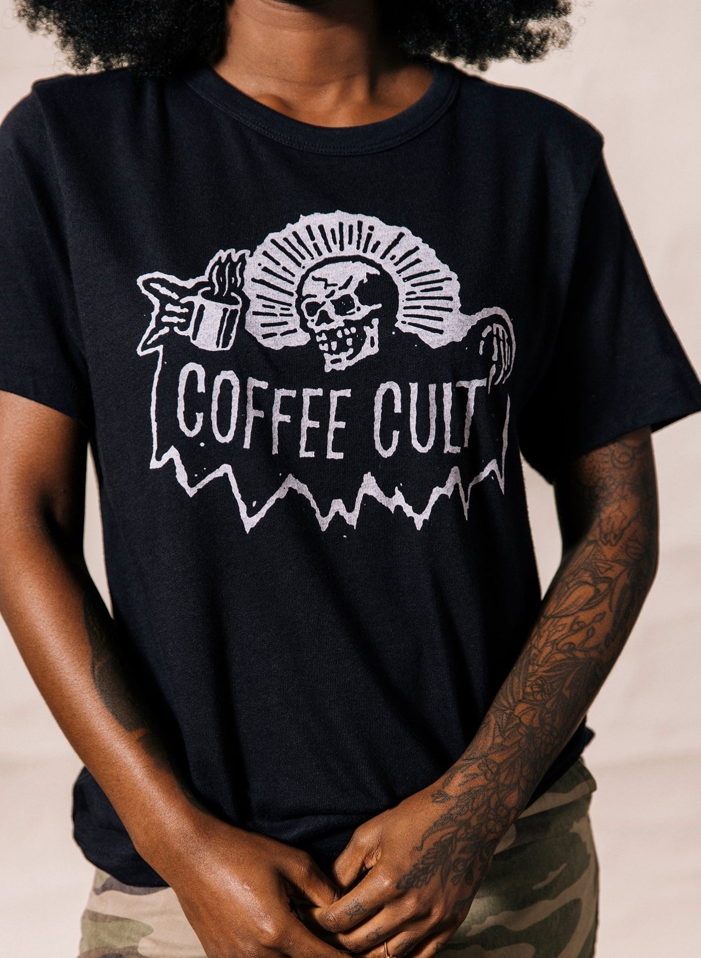 Coffee Cult Tee - Premium from Pyknic - Just $32! Shop now at ZLA