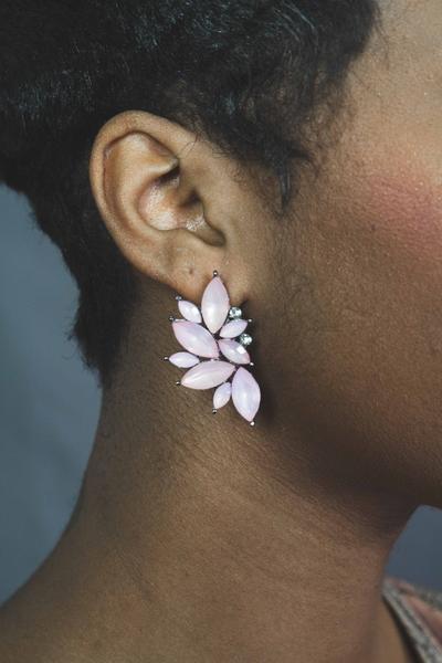 Dangle - Pink Angel - Premium Earrings from Burgundy Uranus - Just $11.42! Shop now at ZLA