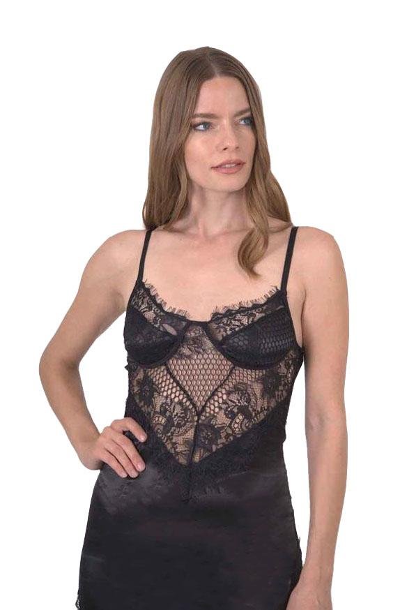 Della Satin and Lace Mini Dress - Premium from Savoy Active - Just $19! Shop now at ZLA