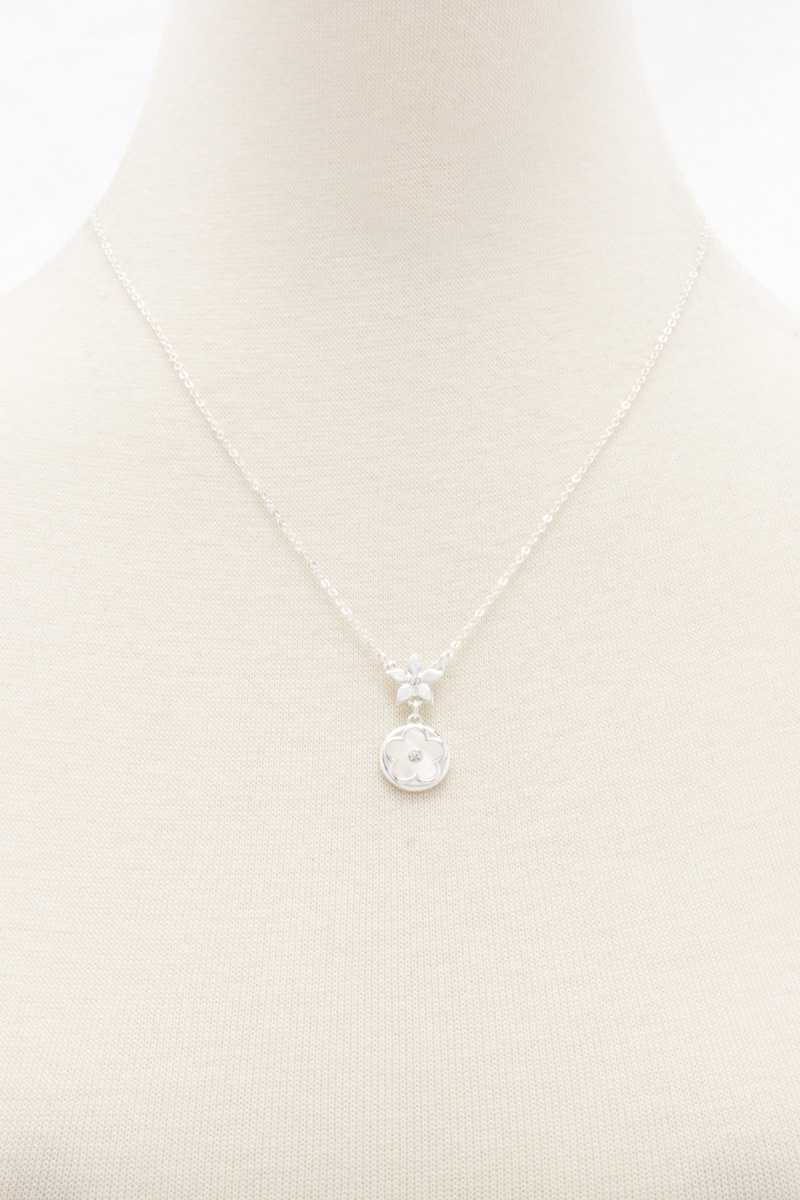 Double Flower Necklce - ZLA