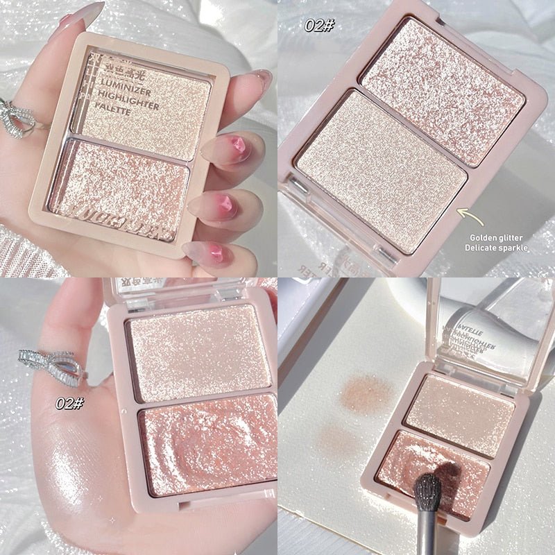 Double Palette Highlighter - Premium from ZLA - Just $3.64! Shop now at ZLA