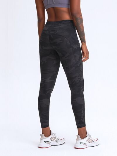 Double Take Wide Waistband Leggings with Pockets - Premium from Trendsi - Just $38! Shop now at ZLA