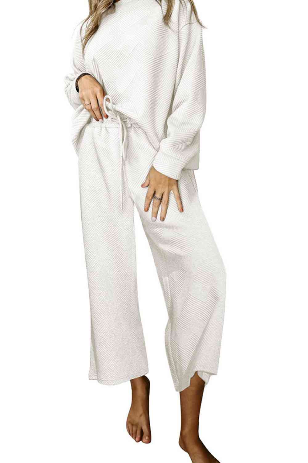 Dropped Shoulder Top and Pants Set - Premium from Trendsi - Just $53! Shop now at ZLA
