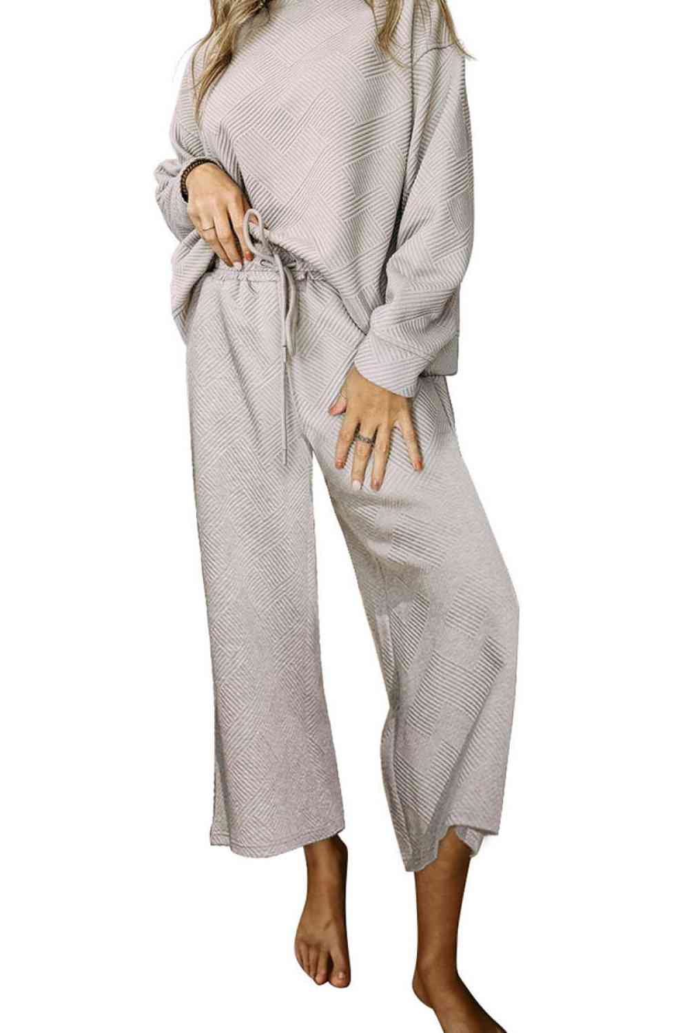 Dropped Shoulder Top and Pants Set - Premium from Trendsi - Just $53! Shop now at ZLA