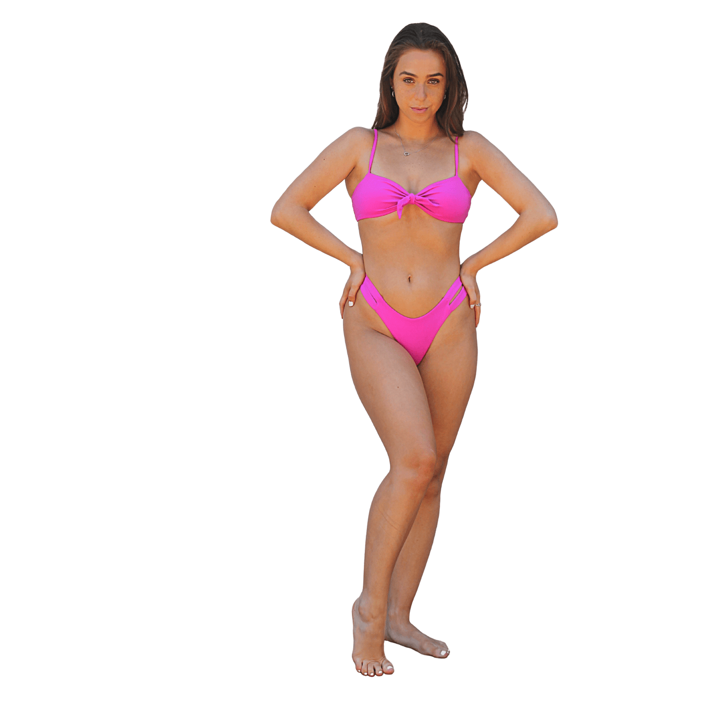 Emília Bikini Bottom - Hot Pink - Premium from Passion Fruit Beachwear - Just $45.66! Shop now at ZLA
