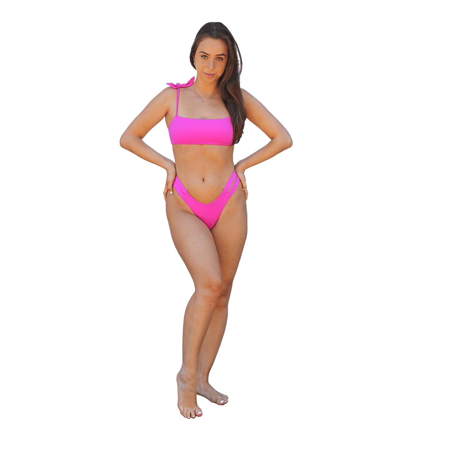 Emília Bikini Bottom - Hot Pink - Premium from Passion Fruit Beachwear - Just $45.66! Shop now at ZLA