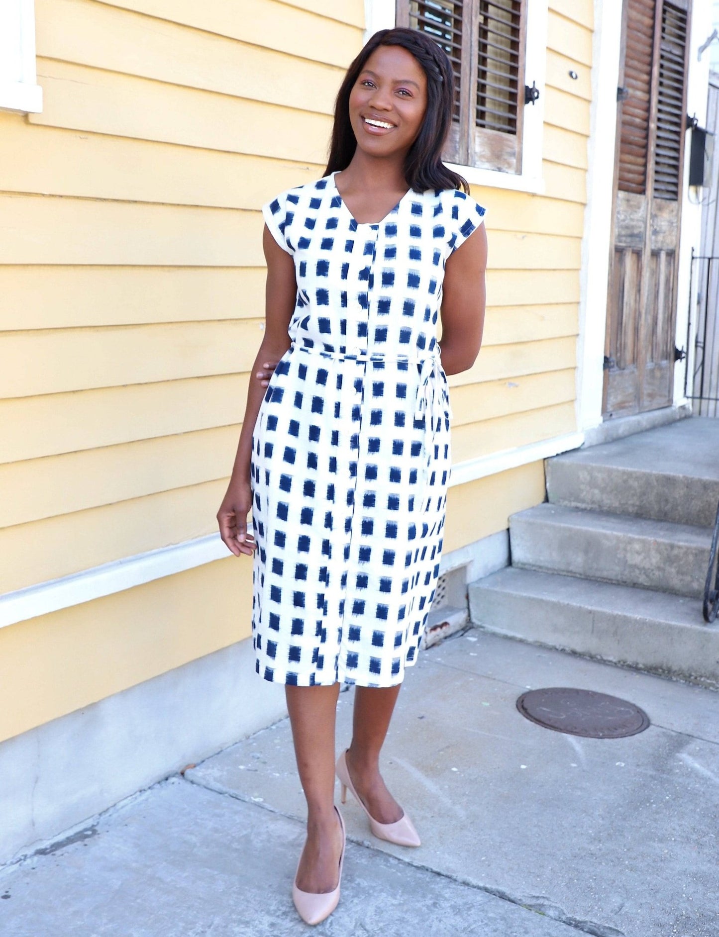 Fiona Button Dress - Premium from Passion Lilie - Just $106! Shop now at ZLA