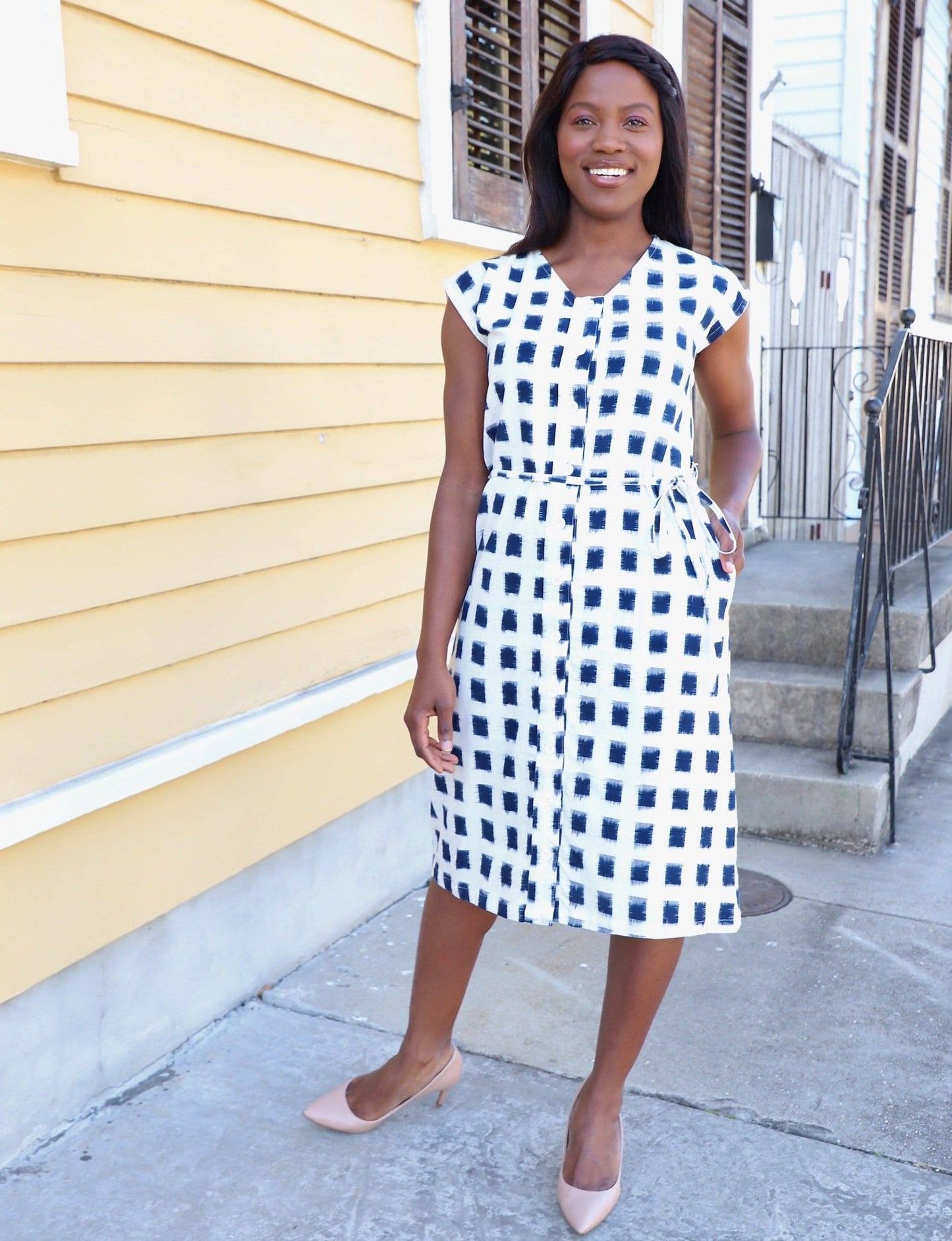 Fiona Button Dress - Premium from Passion Lilie - Just $106! Shop now at ZLA