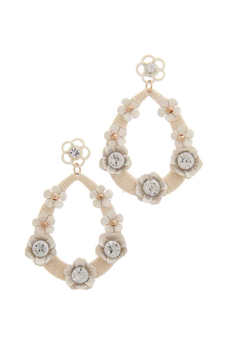 Floral Post Drop Earring - ZLA