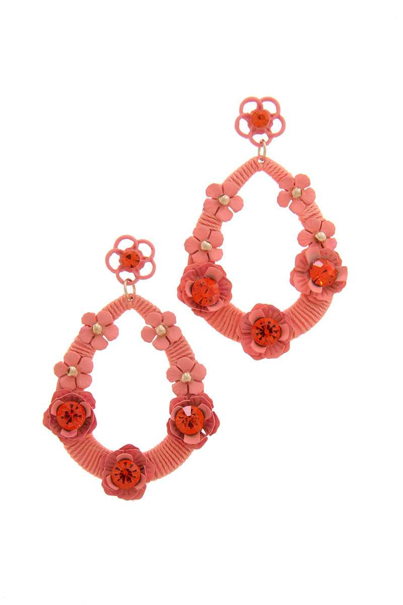 Floral Post Drop Earring - ZLA