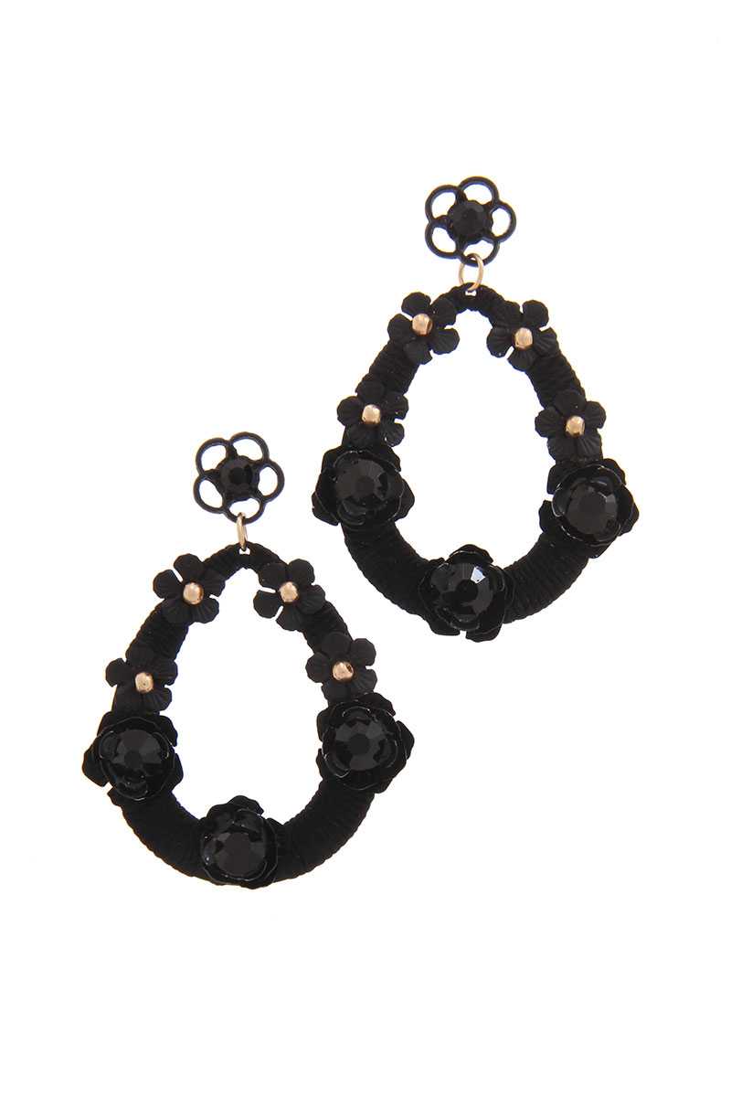 Floral Post Drop Earring - ZLA
