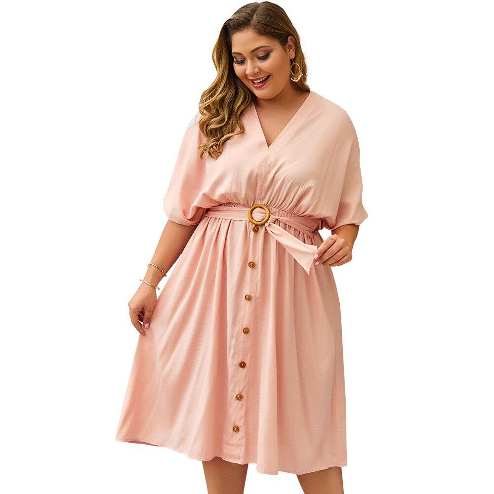 Full Sleeve V Neck Dress - ZLA