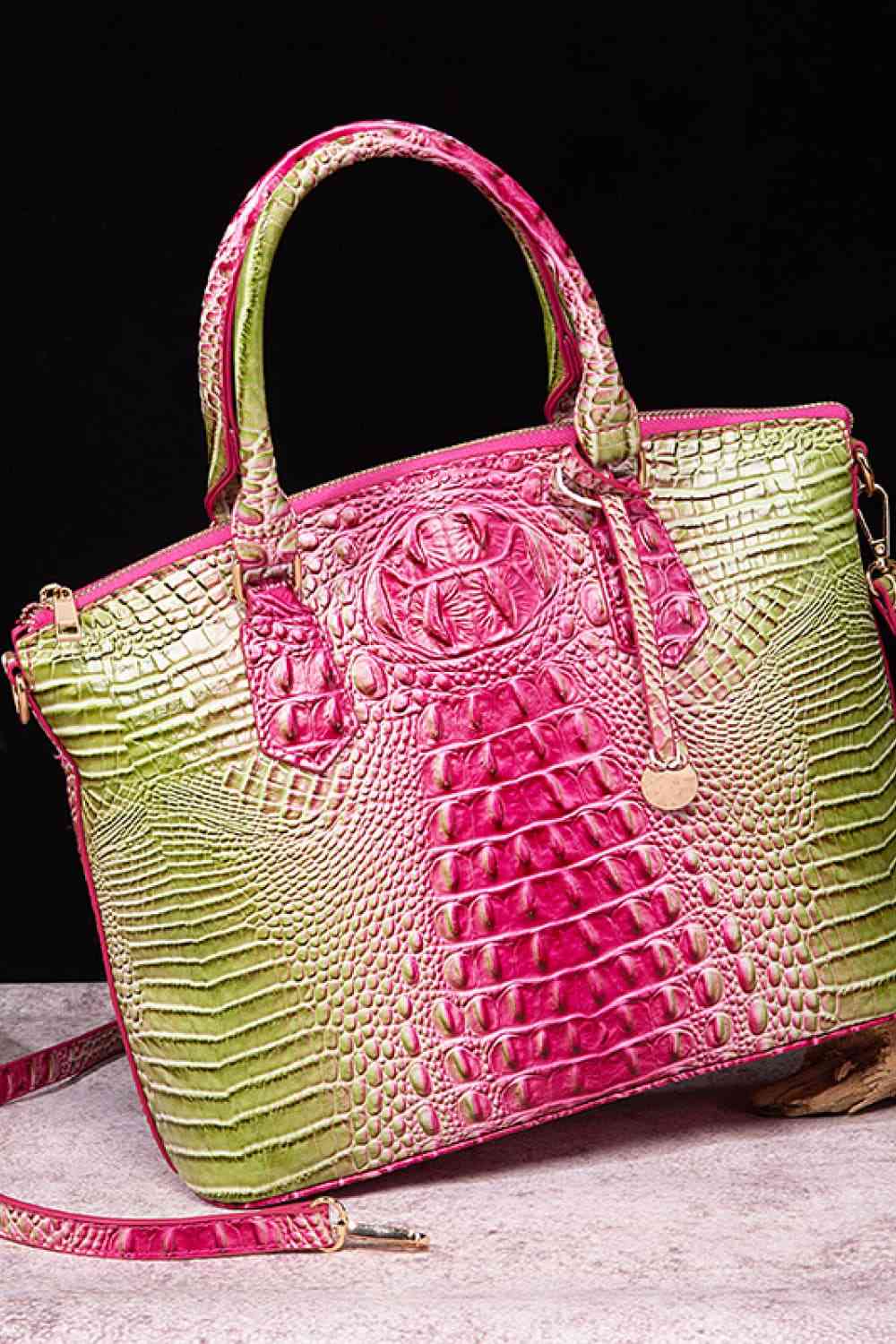Gradient PU Leather Handbag - Premium from Trendsi - Just $55! Shop now at ZLA