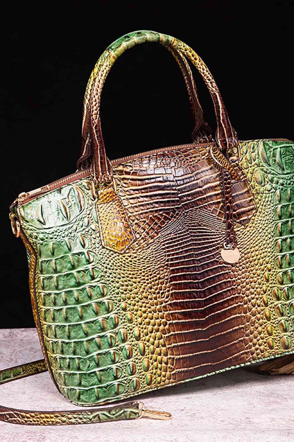 Gradient PU Leather Handbag - Premium from Trendsi - Just $55! Shop now at ZLA