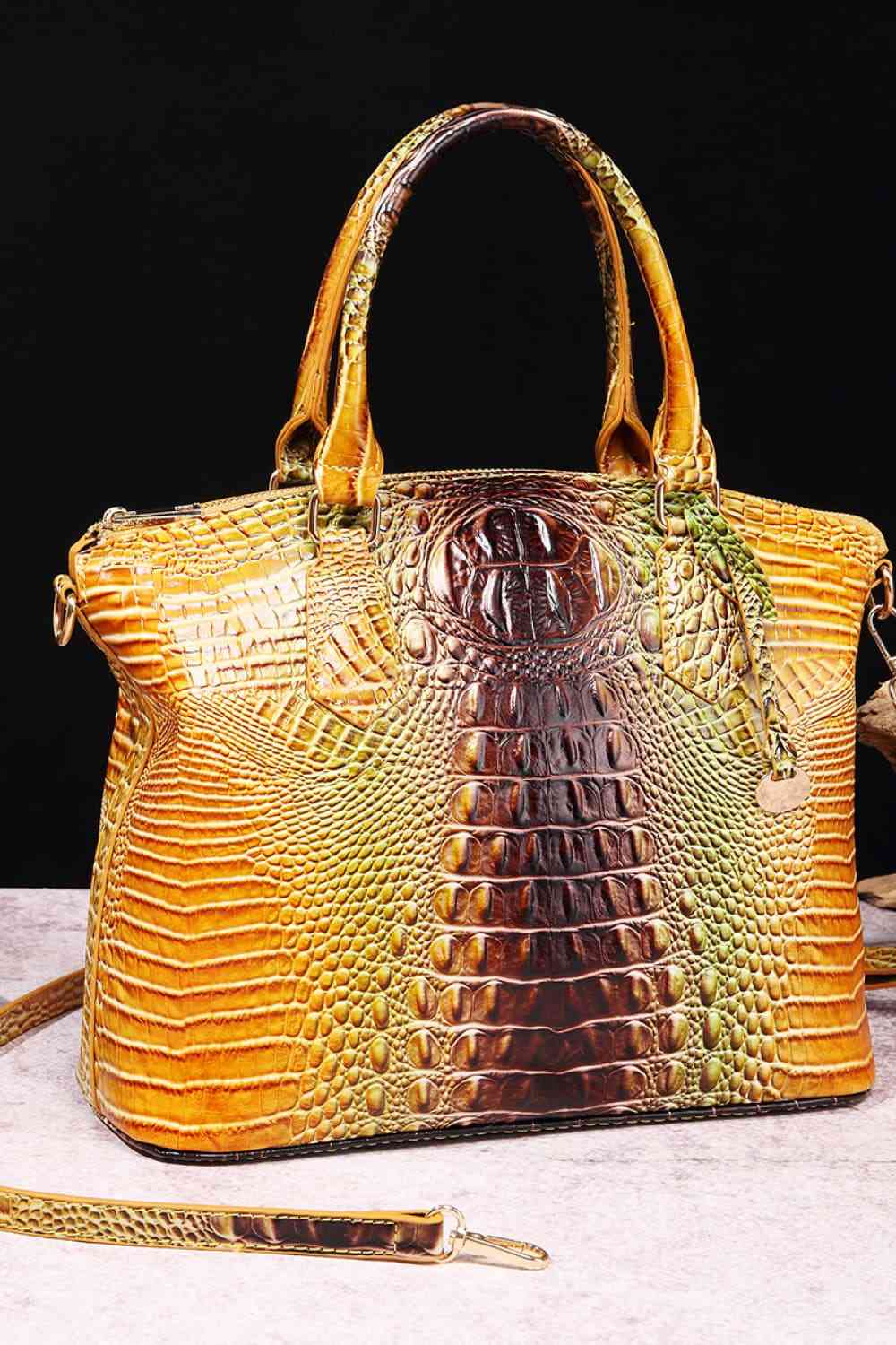 Gradient PU Leather Handbag - Premium from Trendsi - Just $55! Shop now at ZLA