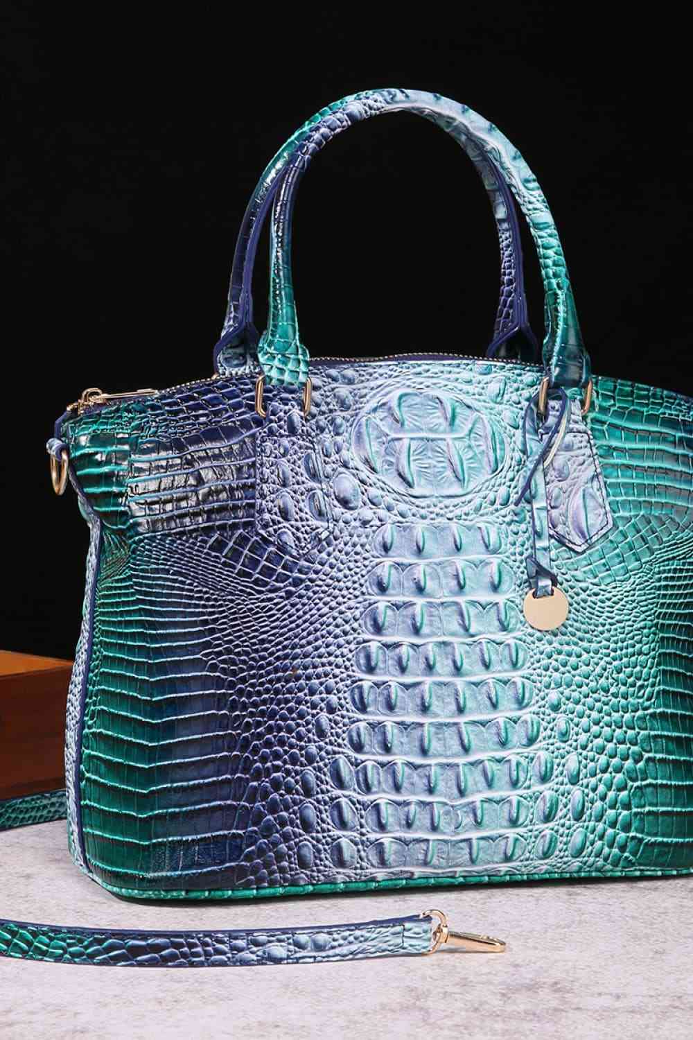 Gradient PU Leather Handbag - Premium from Trendsi - Just $55! Shop now at ZLA