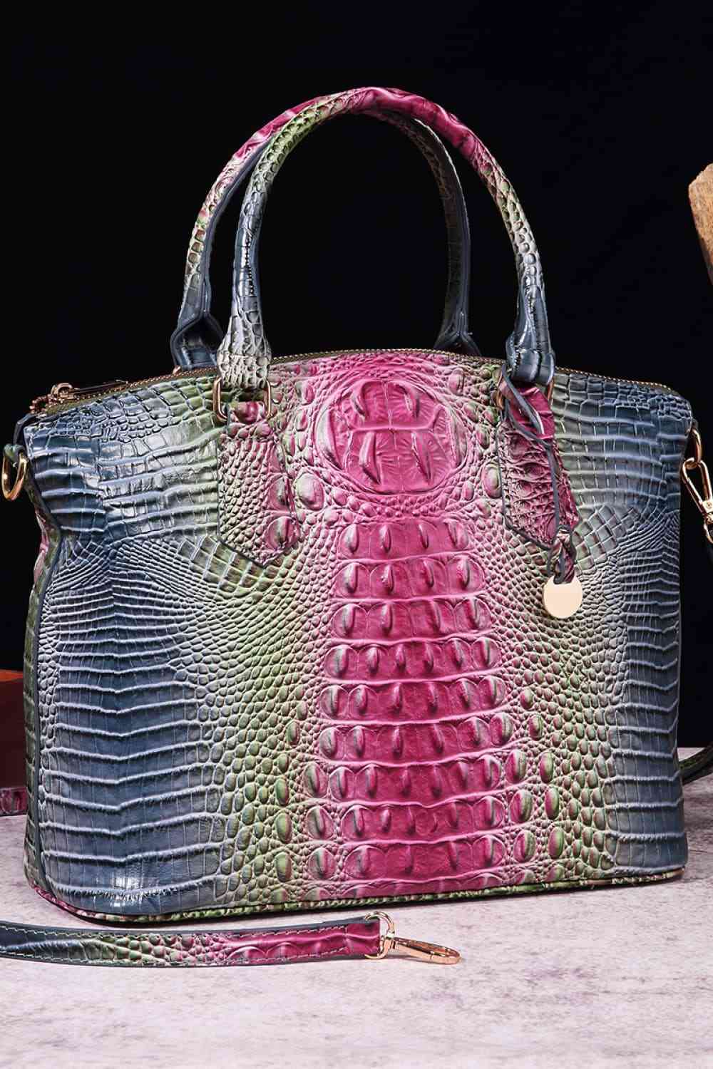 Gradient PU Leather Handbag - Premium from Trendsi - Just $55! Shop now at ZLA