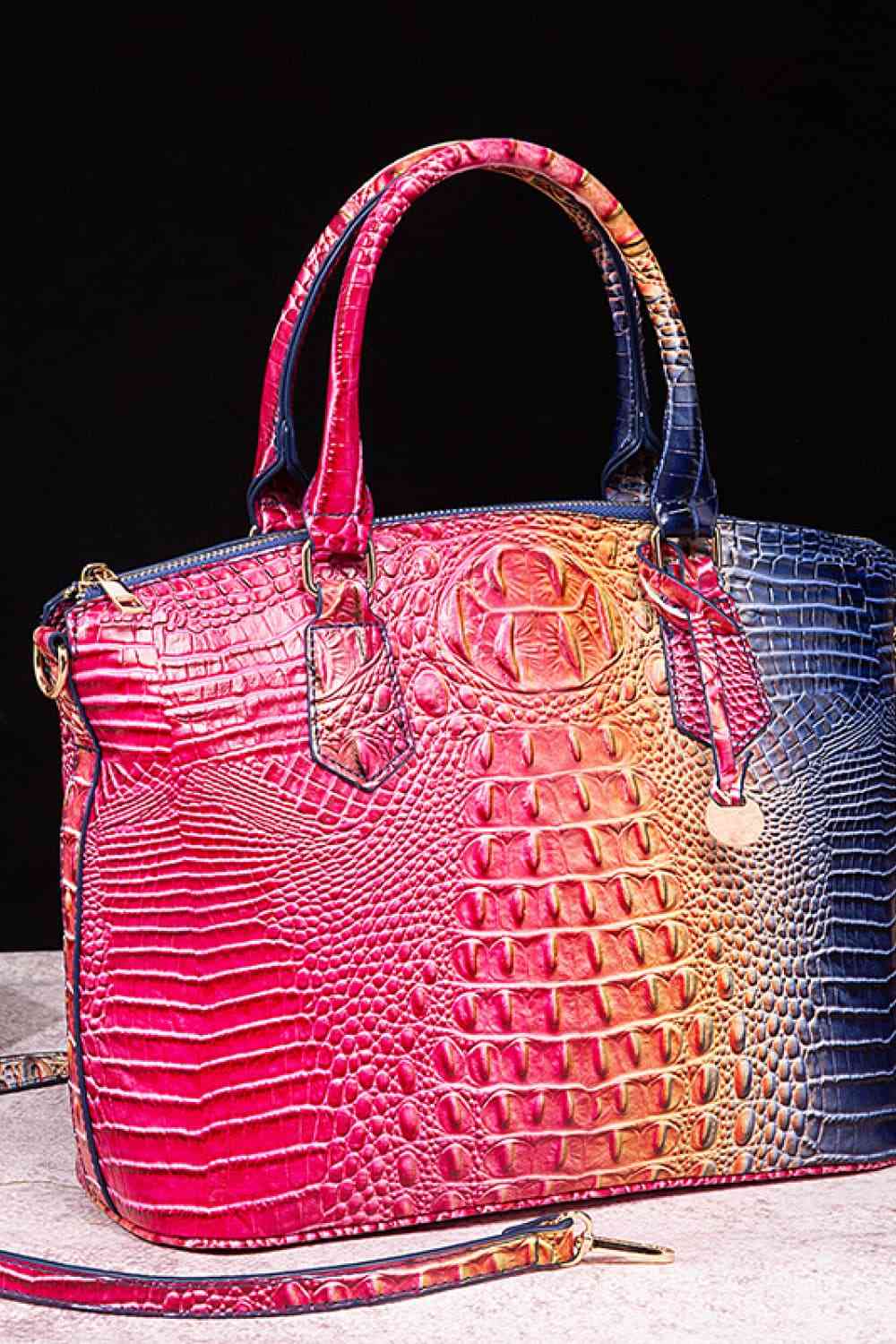 Gradient PU Leather Handbag - Premium from Trendsi - Just $55! Shop now at ZLA