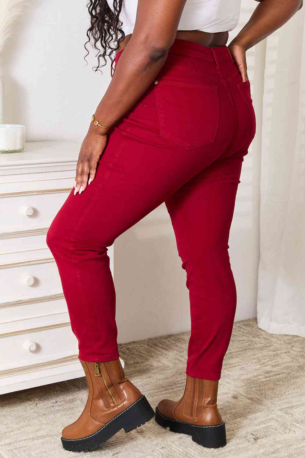 Judy Blue Full Size High Waist Tummy Control Skinny Jeans - Premium from Trendsi - Just $64! Shop now at ZLA