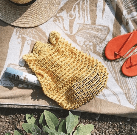 Karma Wooden Beads Crochet Bag in Pale Yellow - Premium from BrunnaCo - Just $64.50! Shop now at ZLA