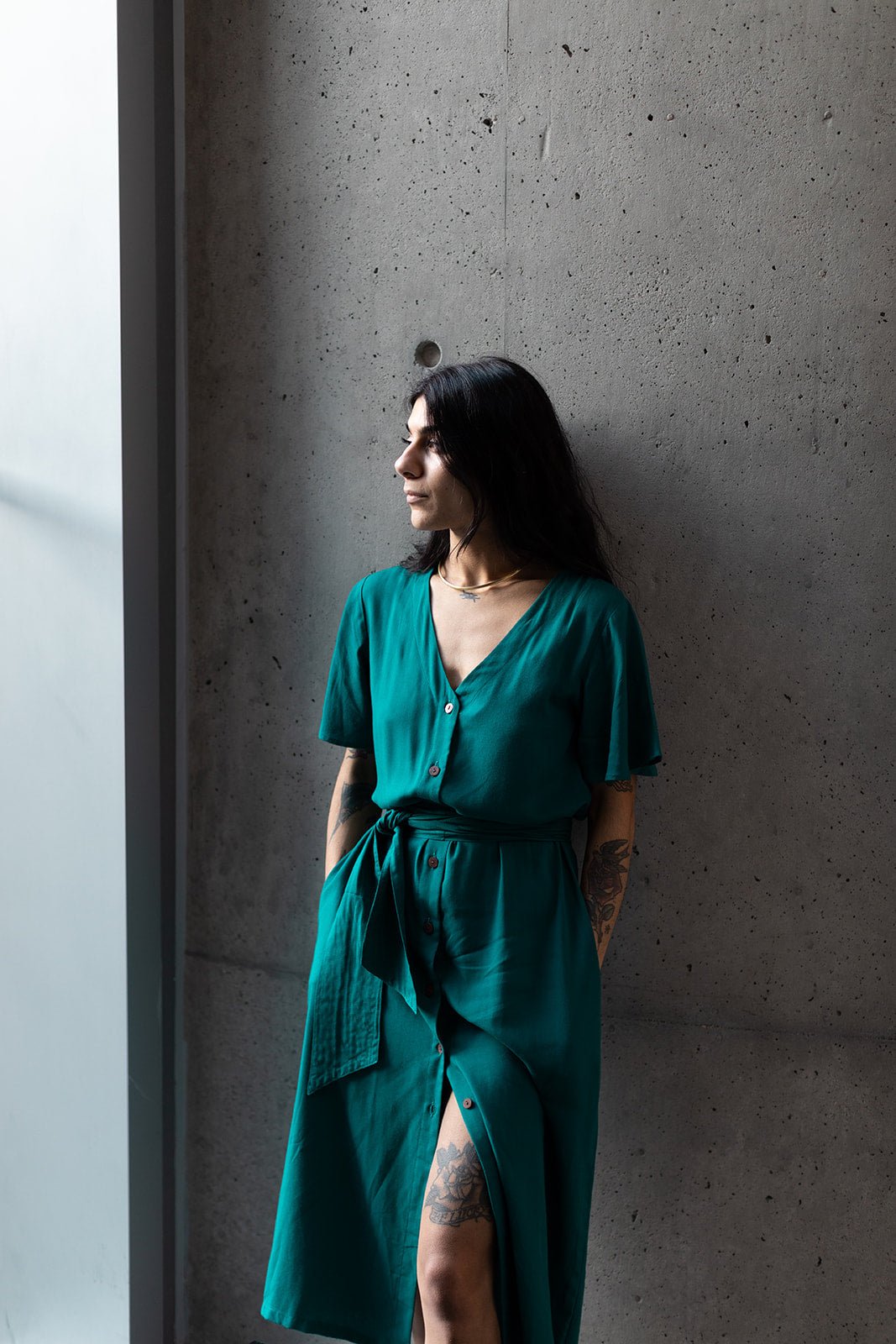 Keandra Dress | Emerald - Premium from Poème Clothing - Just $95.73! Shop now at ZLA