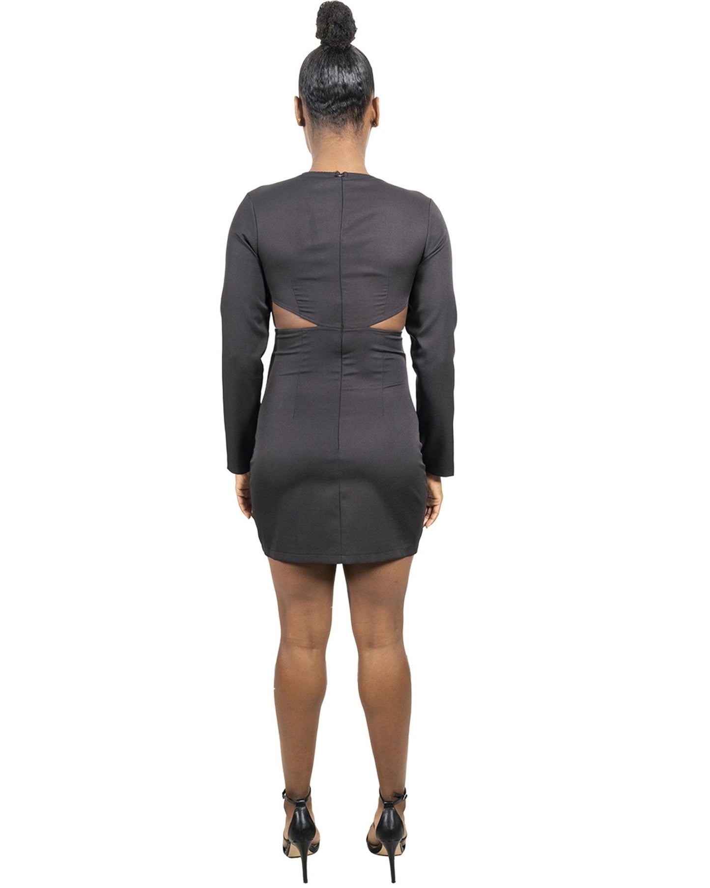 Lania Cutout Long Sleeve Mini Dress - Premium from Savoy Active - Just $38.80! Shop now at ZLA