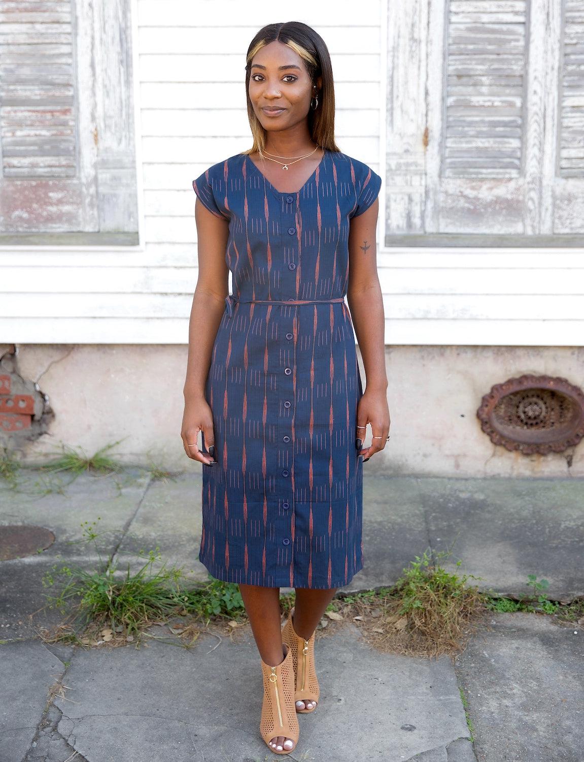 Lerory Button Dress - Premium from Passion Lilie - Just $106! Shop now at ZLA