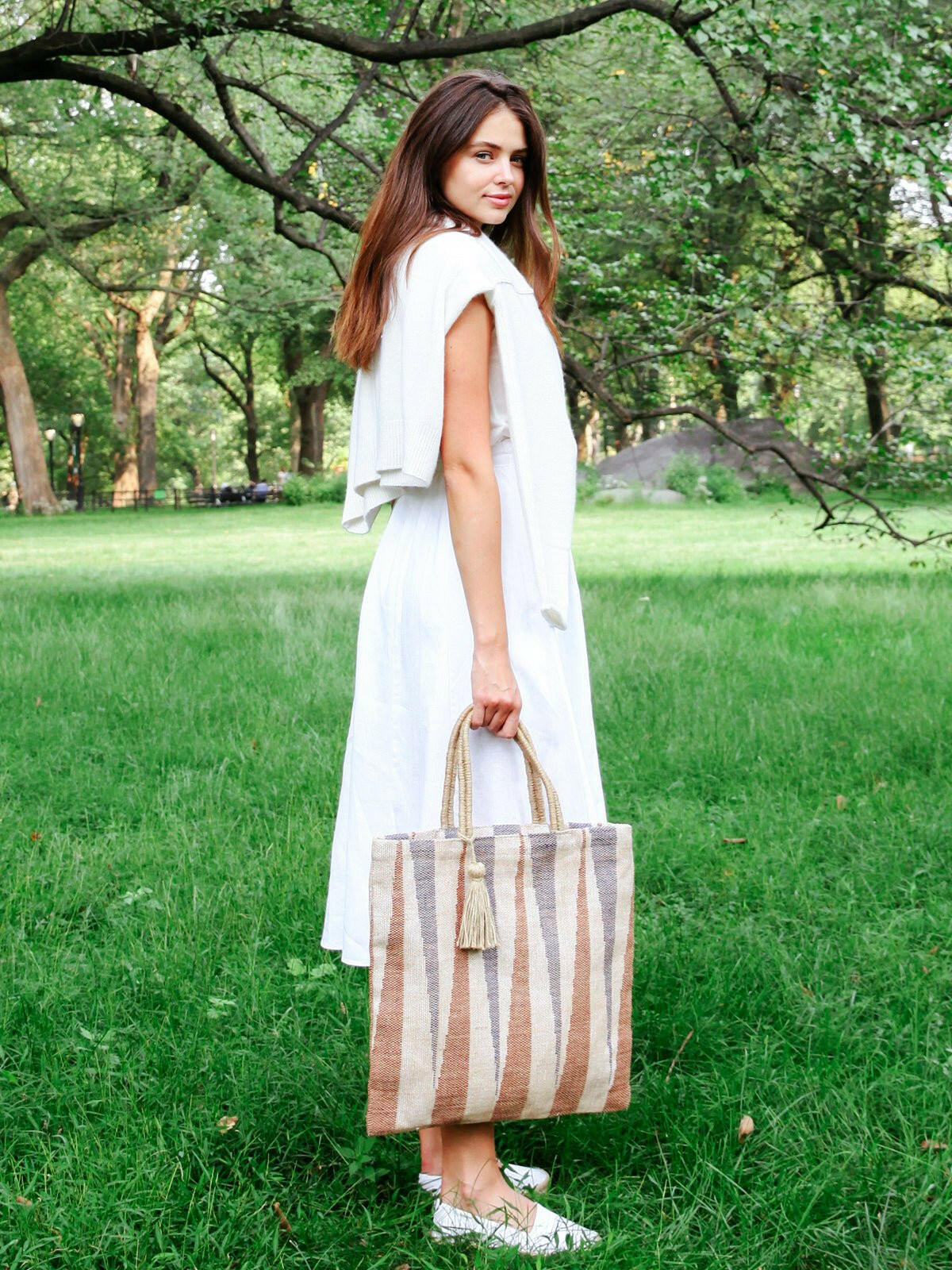 Maja Jute Tote Bag - Premium from KORISSA - Just $82! Shop now at ZLA