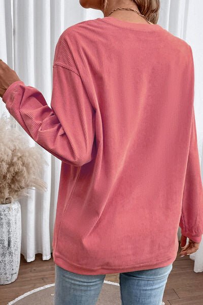 MERRY CHRISTMAS Round Neck Sweatshirt - Premium from Trendsi - Just $43! Shop now at ZLA