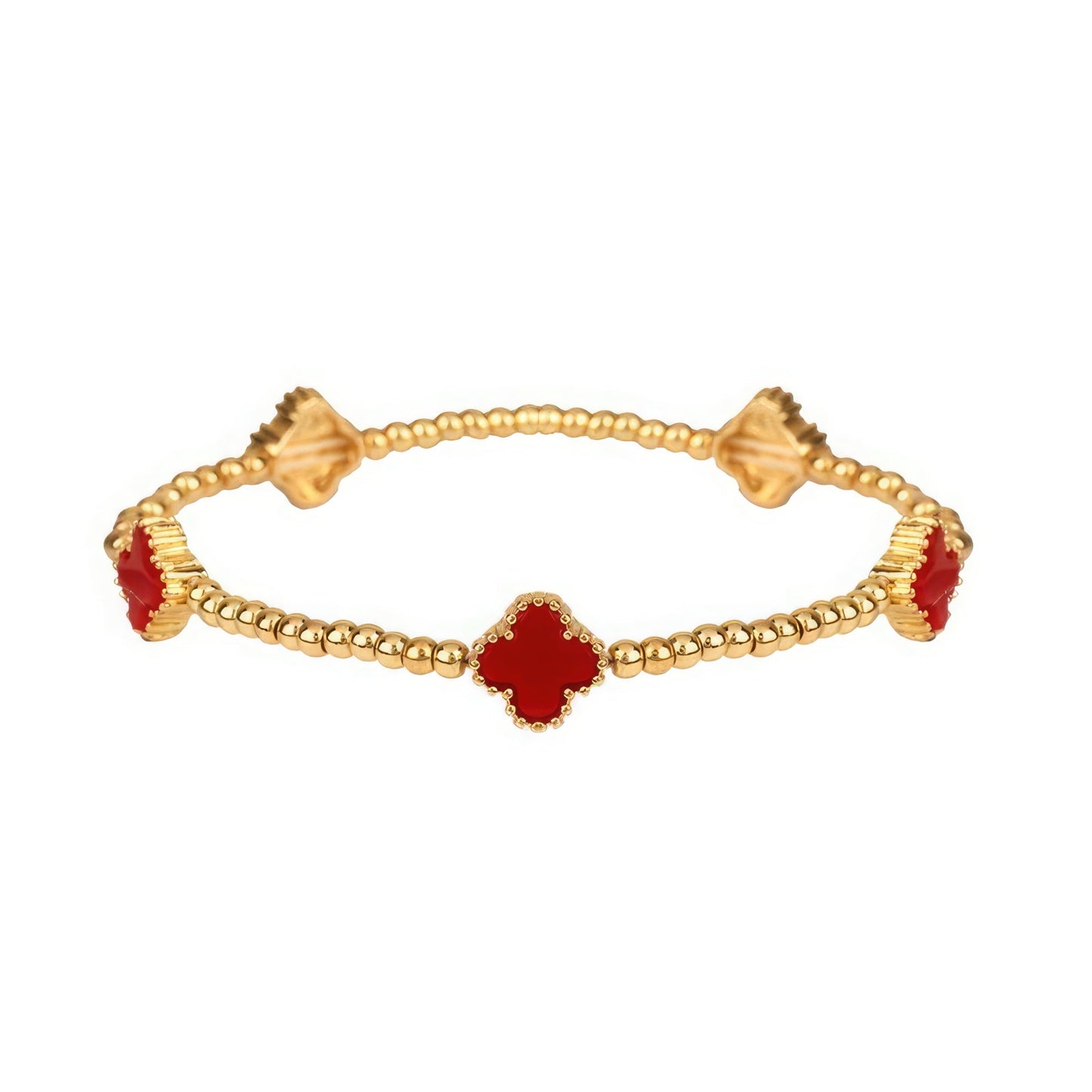 Metal Flower Station Stretch Bracelet - Premium from ZLA - Just $12! Shop now at ZLA
