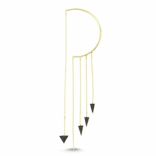 Minimalist Spikes Ear Cuffs & Wraps Threader Earrings - Premium Jewelry & Watches from Mauve Baobab - Just $67.92! Shop now at ZLA