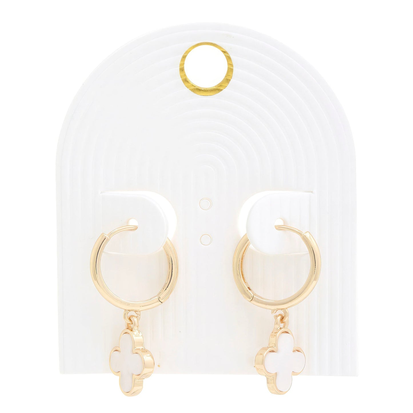 Moroccan Shape Hoop Earring - Premium from ZLA - Just $10! Shop now at ZLA