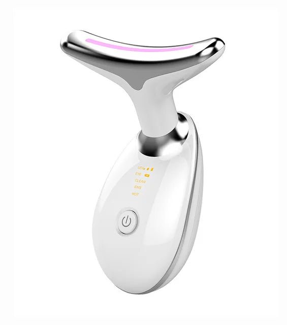 Neck Massager Multi-function to remove neck lines decree lines vibration hot beauty massager EMS electric neck instrument - Premium from ZLA - Just $59.99! Shop now at ZLA