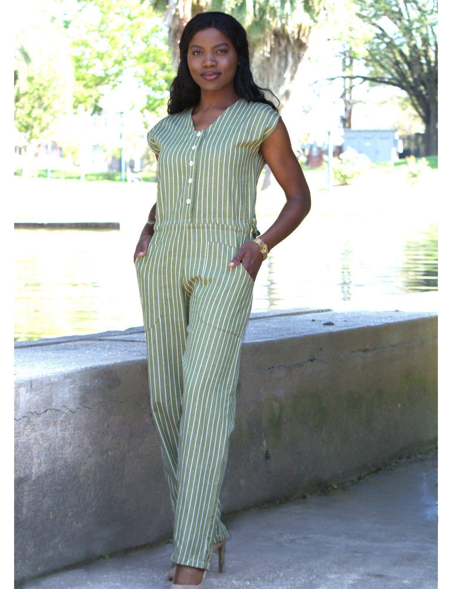 Olive Jumpsuit - Premium from Passion Lilie - Just $95! Shop now at ZLA