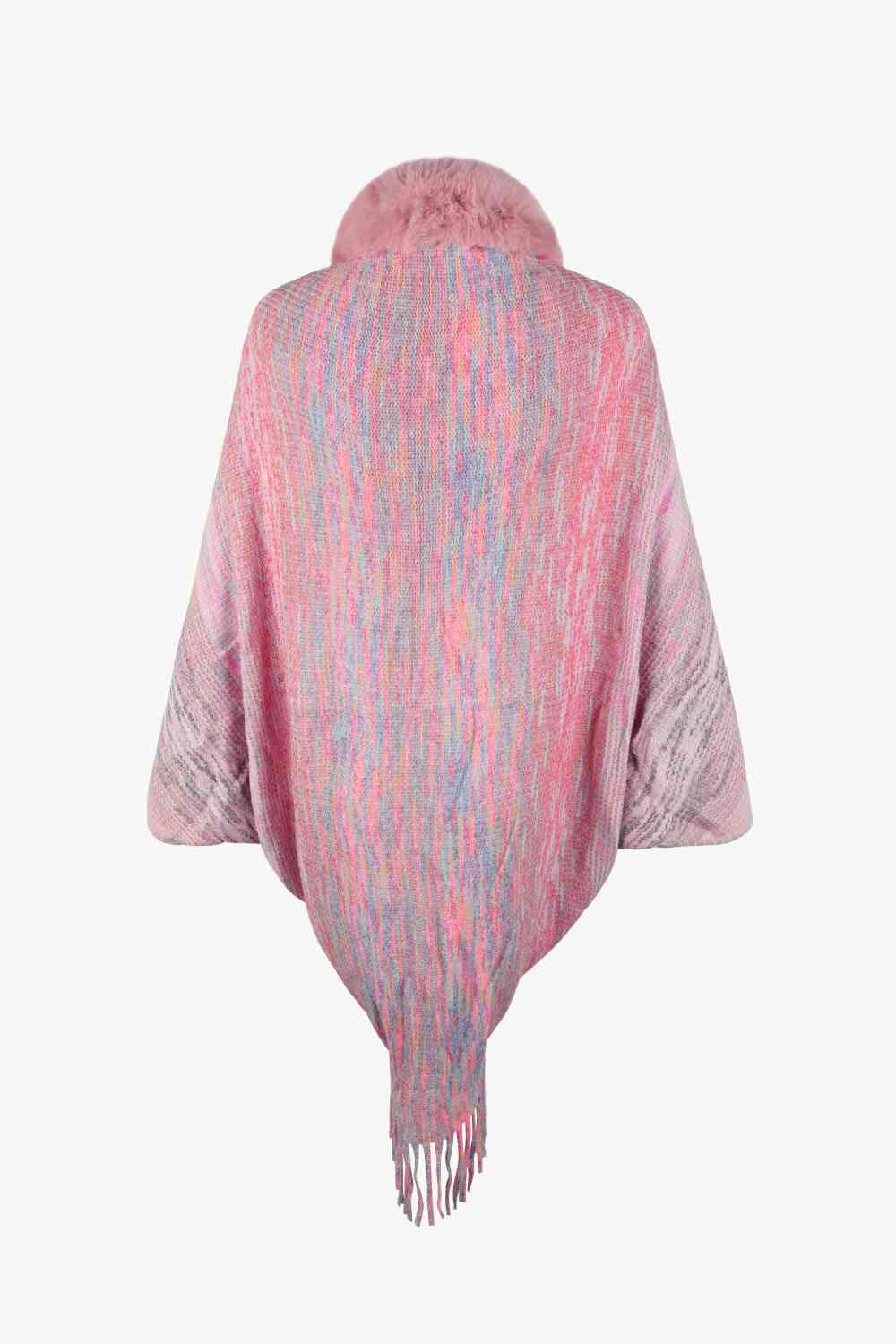 Open Front Fringe Hem Poncho - Premium from Trendsi - Just $29! Shop now at ZLA