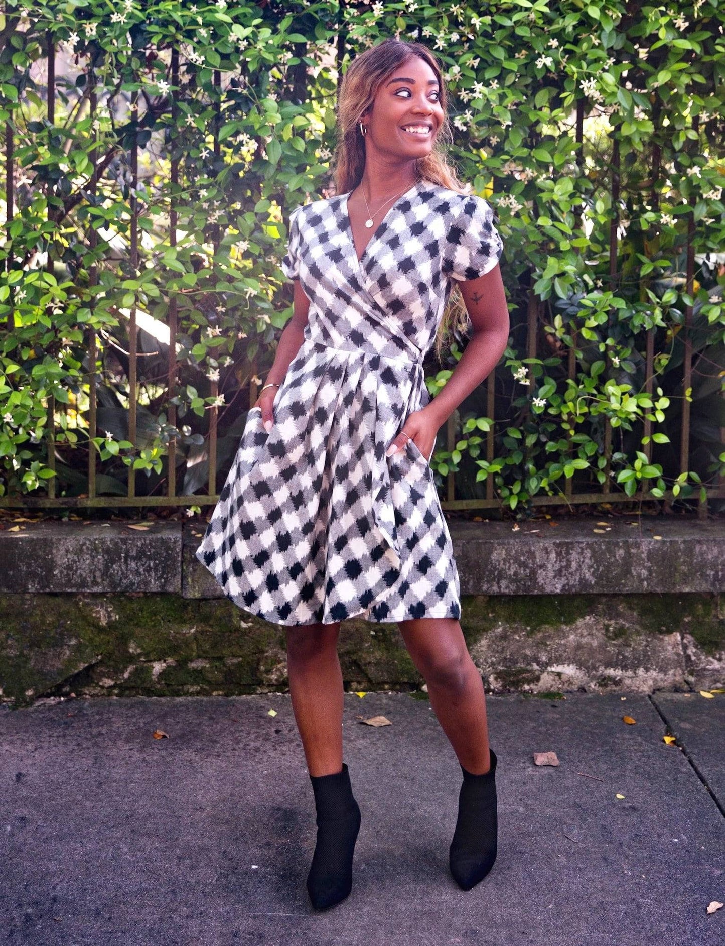 Picnic Plaid Wrap Dress - Premium from Passion Lilie - Just $114! Shop now at ZLA
